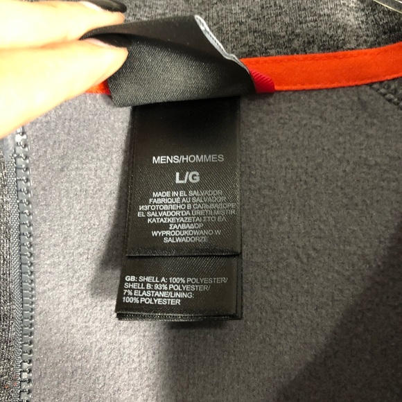 North Face Half ZIP Lined Pullover Chest Pocket L - Picture 7 of 8